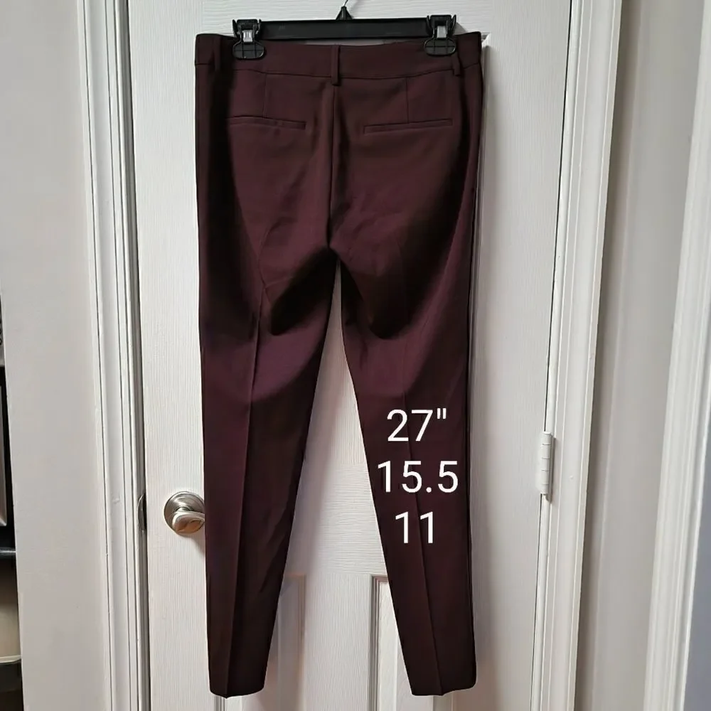 Vince High-w Wool Blend Pants 4